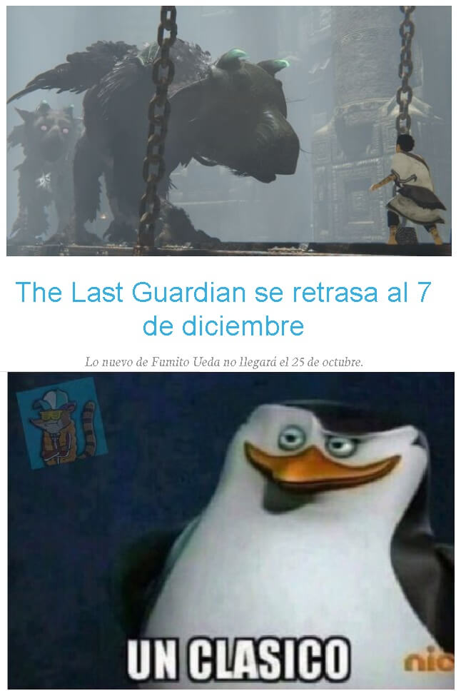 The Last Guardian se vuelve a retrasar