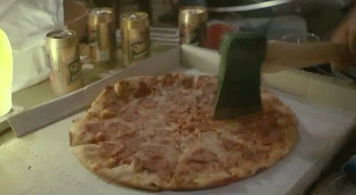 La forma correcta de cortar Pizza