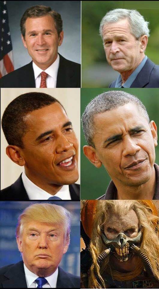 Todos cambian tras ser presidente de los Estados Unidos
