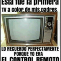 Fue la primera TV a color de mis padres