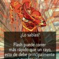Flash puede correr mas rapido que un rayo