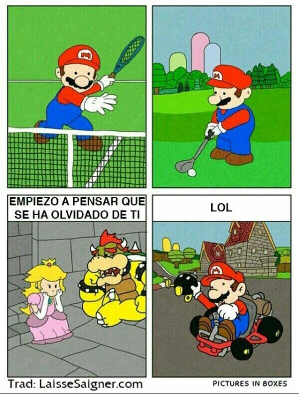 Mario encontro nuevas formas de divertirse