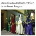 Adaptacion catolica de los power rangers