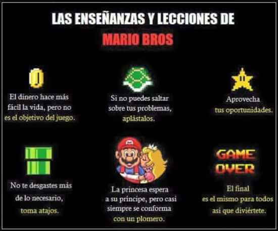 Enseñanzas de Mario Bross