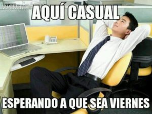Esperando al viernes
