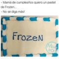 Queria un pastel de Frozen