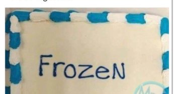 Quería un pastel de Frozen