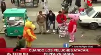 Peppa pig vs tasha con música de linkin park