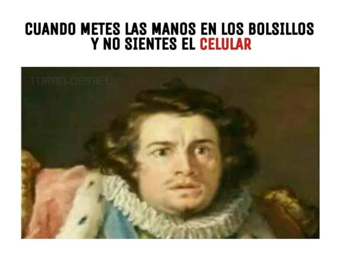 Cuando no sientes el celular