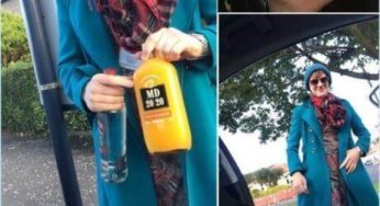 Se disfrazó de su madre para comprar alcohol