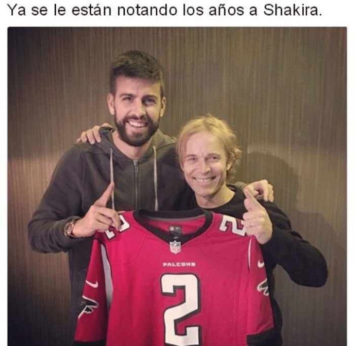 Ya se le estan notando los años a Shakira