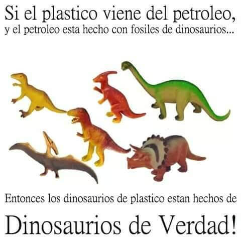 La verdad de los plasticos de dinosaurios
