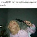 Yo arreglandome por la mañana