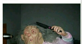 Yo arreglándome por la mañana