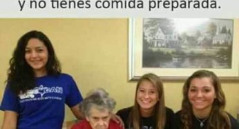 Cuando tus nietas llegan sin avisar