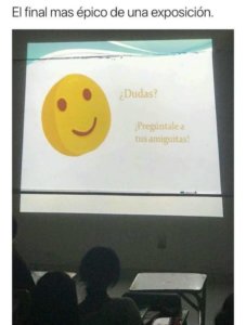 El mejor final para una exposicion