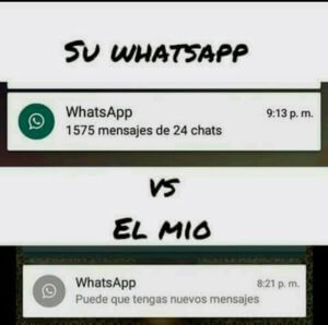 Su Whatsaoo vs el mio