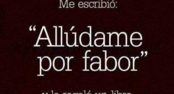 Me escribió
