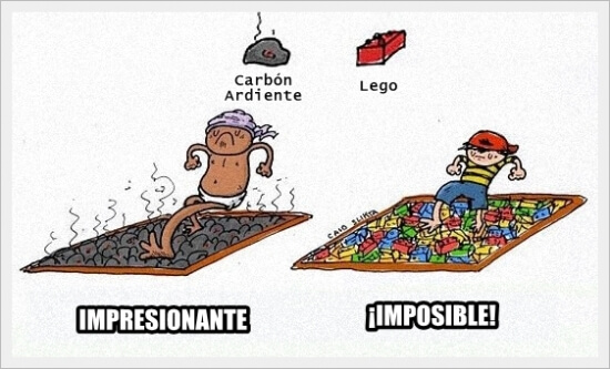 Impresionante vs imposible