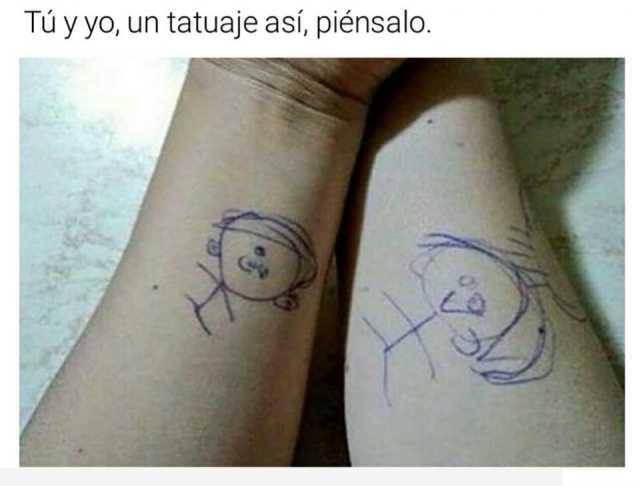 Tu y yo tatuados