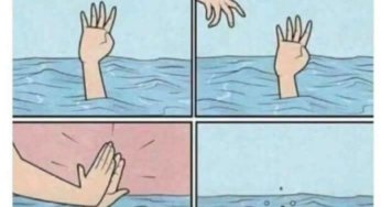 Cuando tu ex se está ahogando