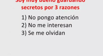 Gracias a esto sabemos guardar secretos