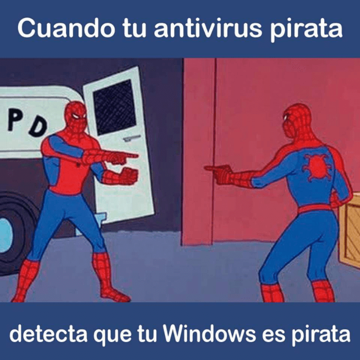Cuando tu antivirus pirata