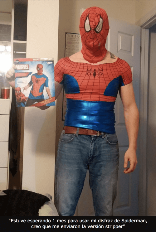 Un mes esperando mi traje de Spiderman