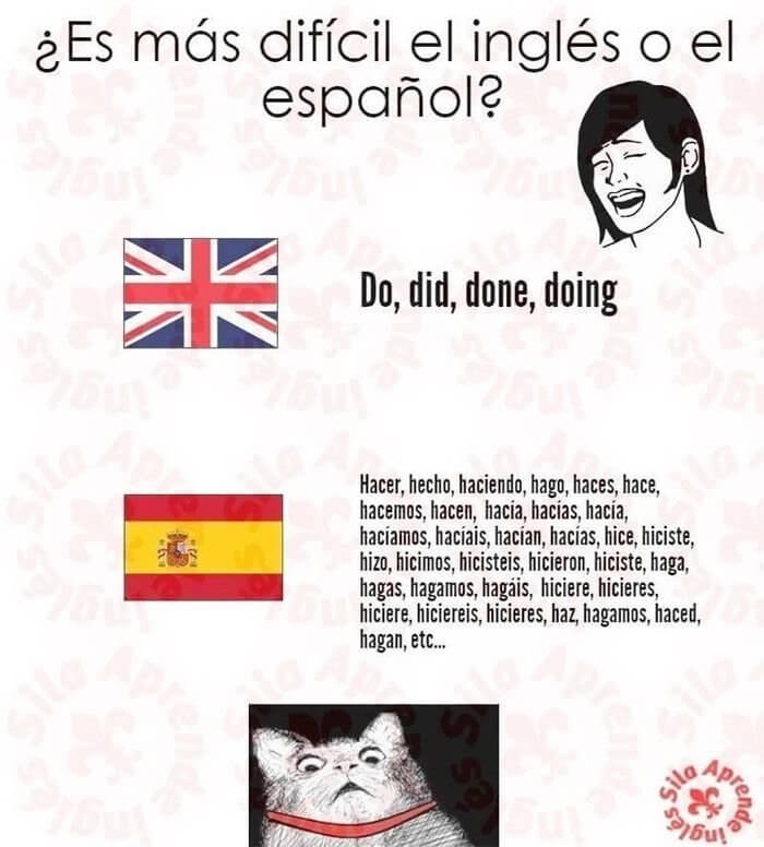 Es mas dificil el Ingles o español