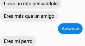 Cuando eres más que su amigo