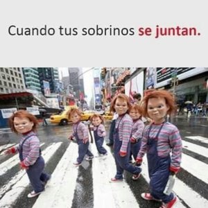 Cuando se juntan tus sobrinos