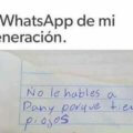 El WhatsApp de mi generacion