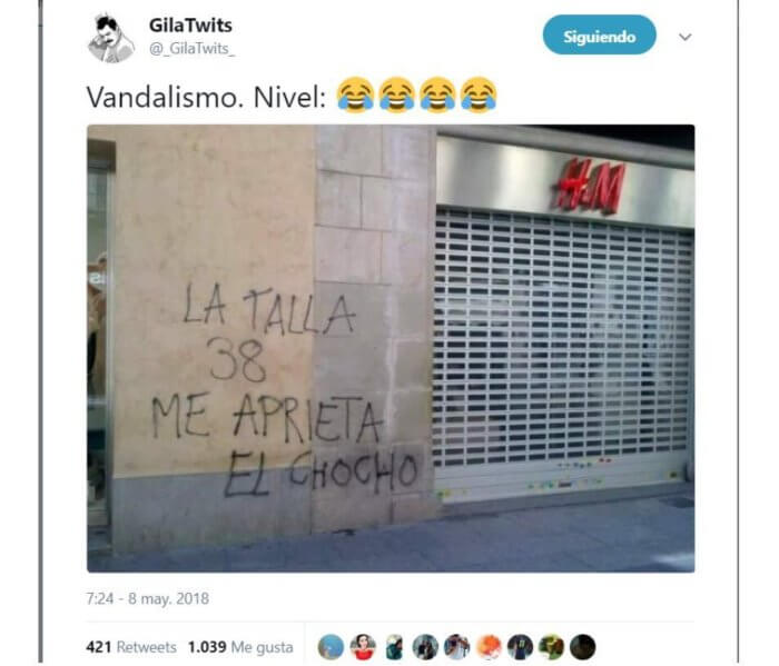 Vandalismo nivel
