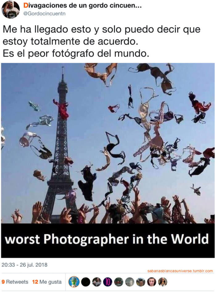 El peor fotografo del mundo