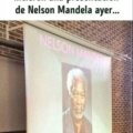 Dos chicas hicieron una presentacion sobre Nelson Mandela