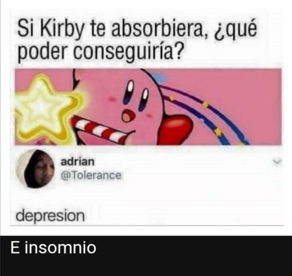Si Kirby te absorbiera