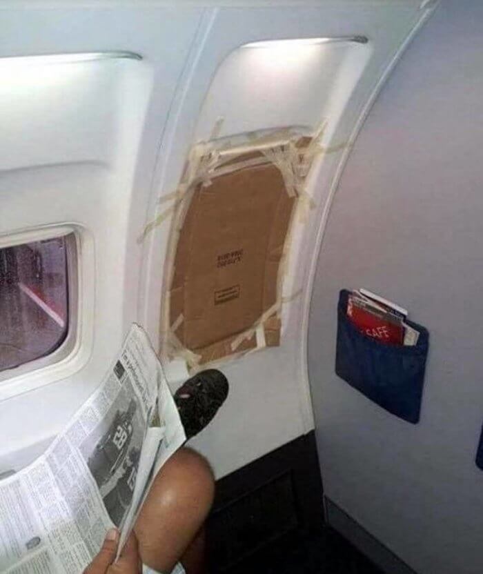 La seguridad de la aerolinea