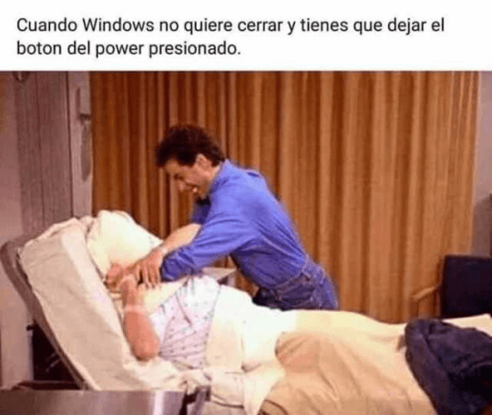 Cuando Windows no quiere cerrar